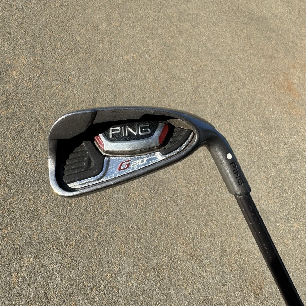 Ping G20 Single 6 Iron White Dot Steel Shaft TFC 169 I Regular Flex RH 39"